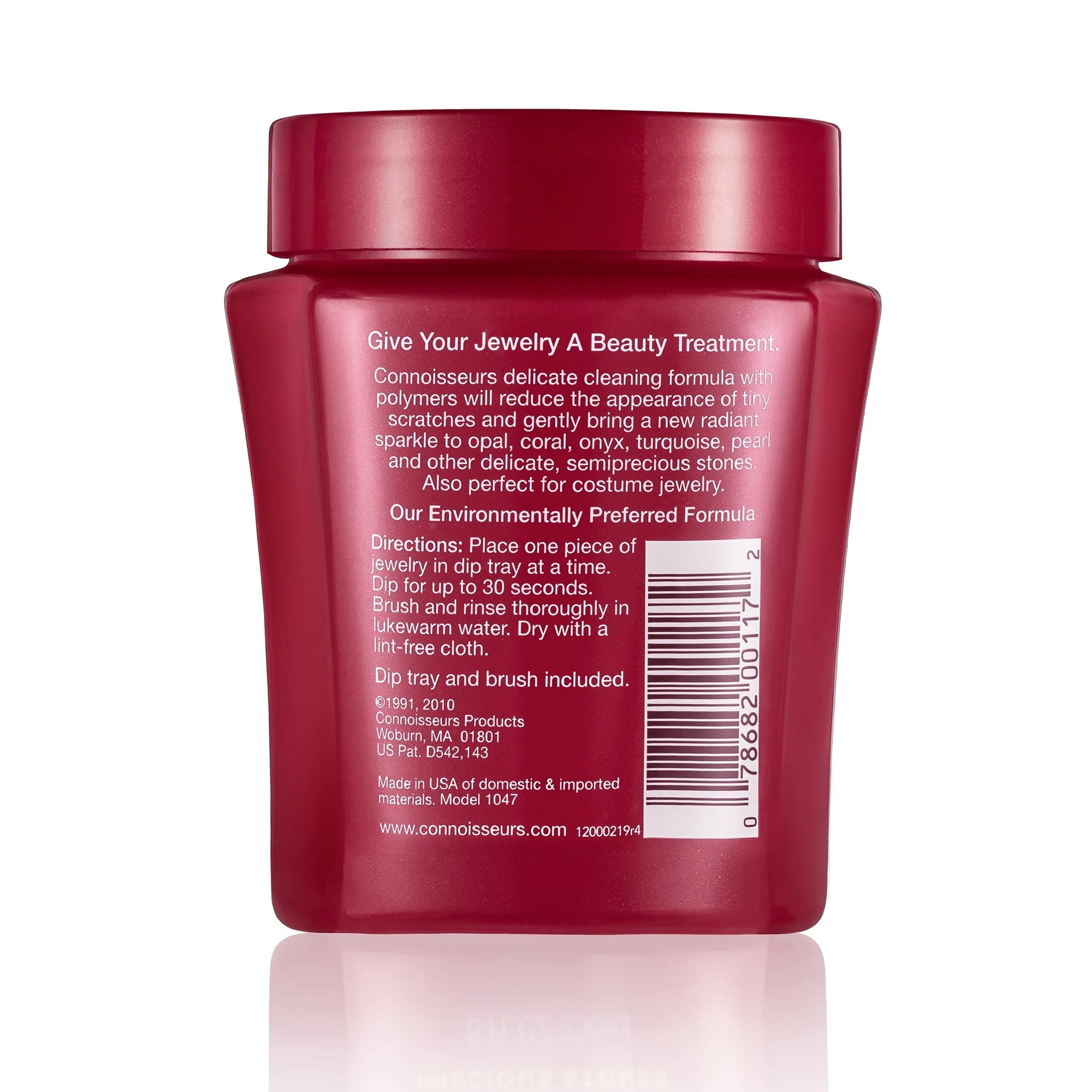 Delicate Jewelry Cleaner Solution for Pearls, Gemstones, and Fashion Jewelry - 8 Fl Oz