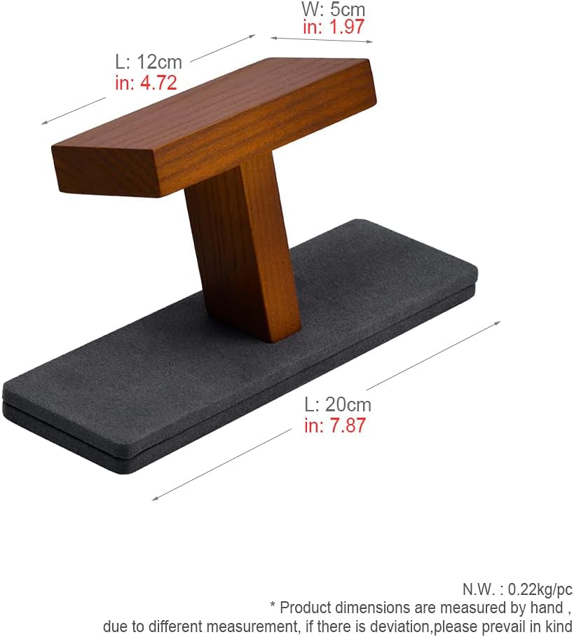 Grey Jewelry Display Stand Necklace Display for Photography Solid Wood Jewelry Display Necklace/Pendant Holder